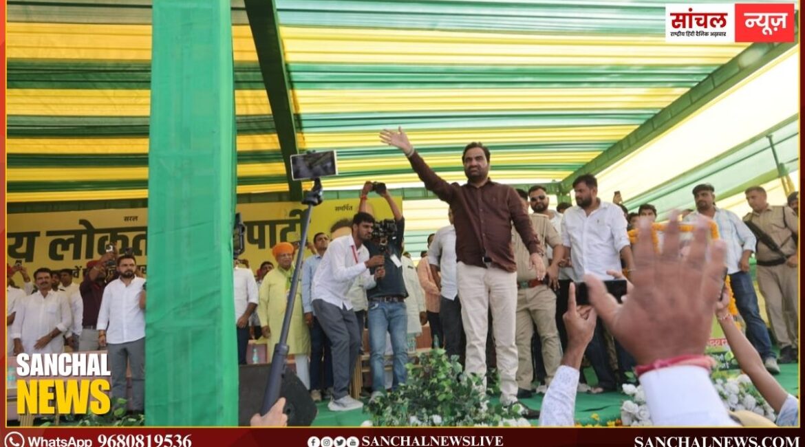 वसुंधरा मुझे कुचलना चाहती थीं, लेकिन खुद दूर हो गईं; RLP प्रमुख बेनीवाल ने बीजेपी और कांग्रेस पर जमकर हमला बोला