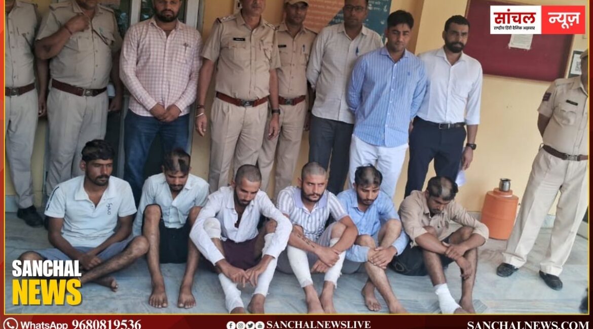 रोहित गोदारा-वीरेन्द्र चारण गैंग के मुख्य शूटर सहित 6 गिरफ्तार, तीन विदेसी पिस्टल और 70 कारतूस, पांच मैगजीन बरामद