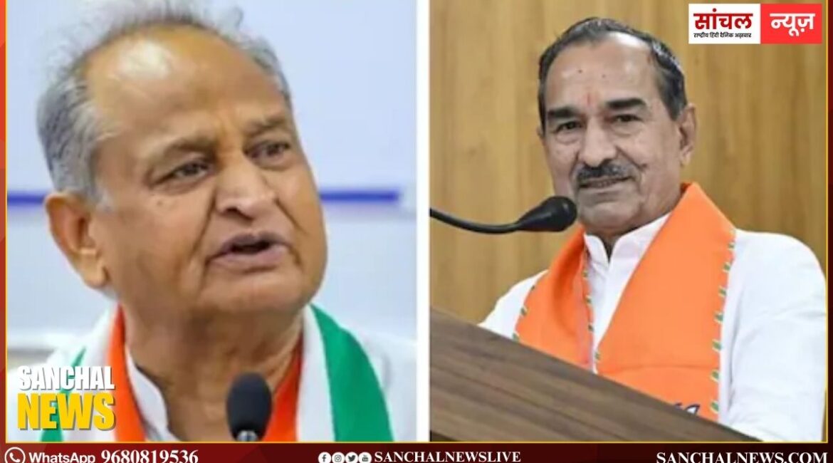 गहलोत के बयान पर पलटवार; मदन राठौड़ ने कहा कि कांग्रेस ने एक बार नहीं, कई बार संविधान की हत्या की गहलोत के बयान पर पलटवार; मदन राठौड़ ने कहा कि कांग्रेस ने एक बार नहीं, कई बार संविधान की हत्या की