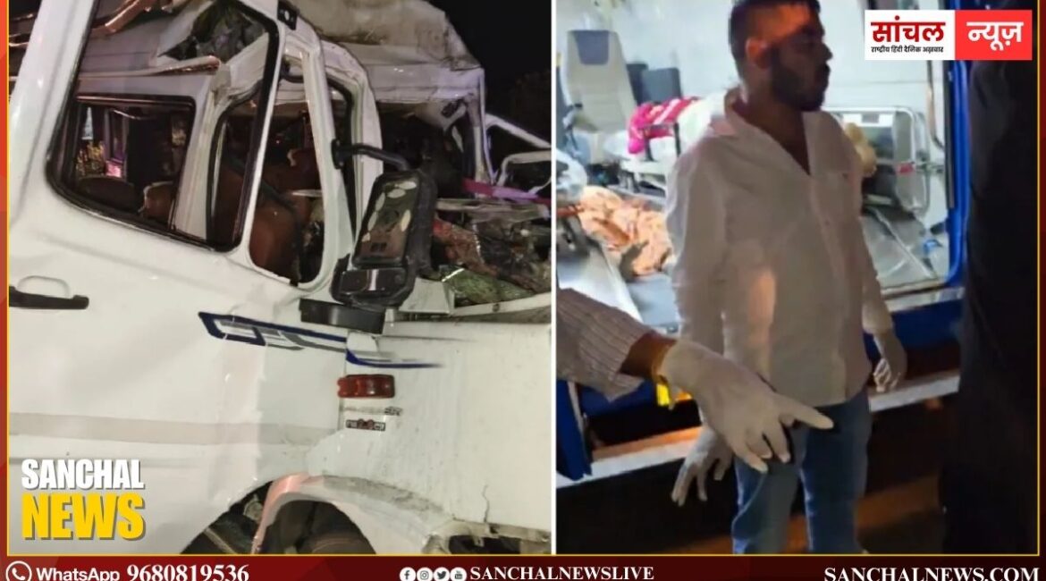 जोधपुर में बड़ा सड़क हादसा; 18 लोगों के मौत, टेंपो ट्रैवलर व ट्रक की टक्कर