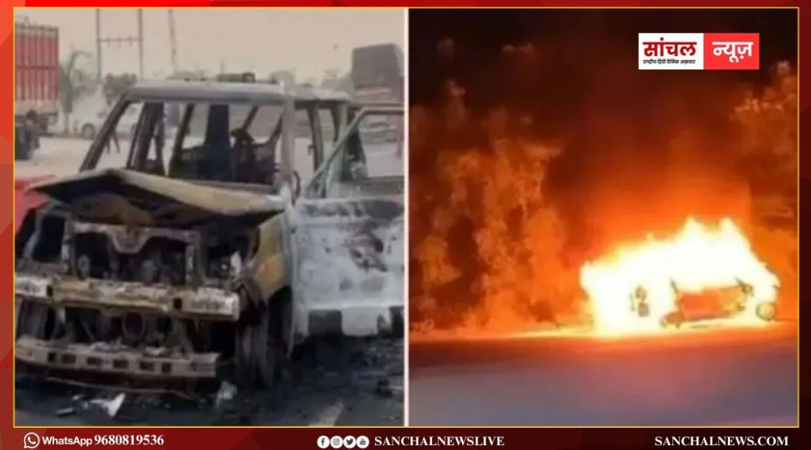 Gujarat News: चलती एंबुलेंस में लगी आग, एक दिन के मासूम, पिता और डॉक्टर समेत चार लोग जिंदा जले