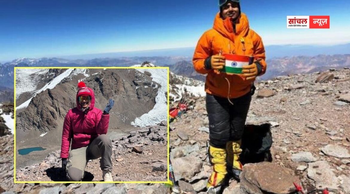 राजस्थान की बेटी पर्वतारोही मनस्वी ने 23,000 फीट ऊंची चोटी पर तिरंगा फहराकर रचा इतिहास