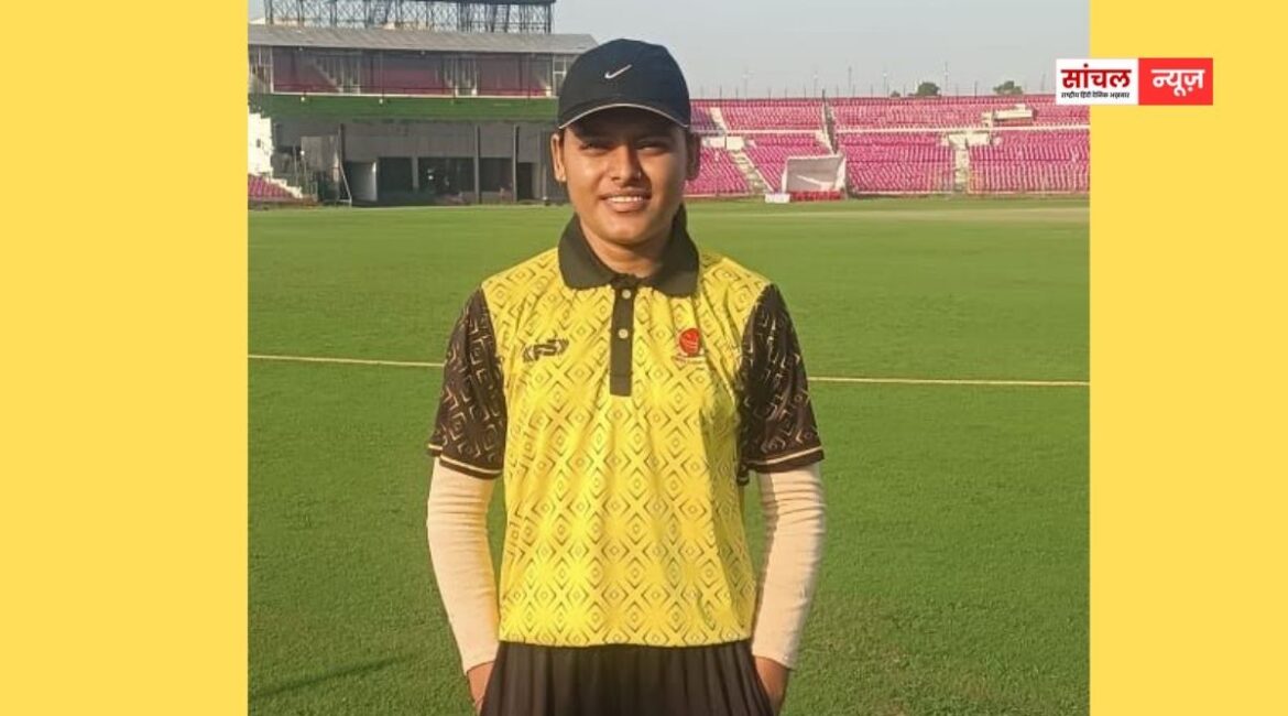 Pali News : एनसीसी कैडेट आयशा बानो का जे.एन.वी.यू. वेस्ट जोन महिला क्रिकेट टीम में चयन