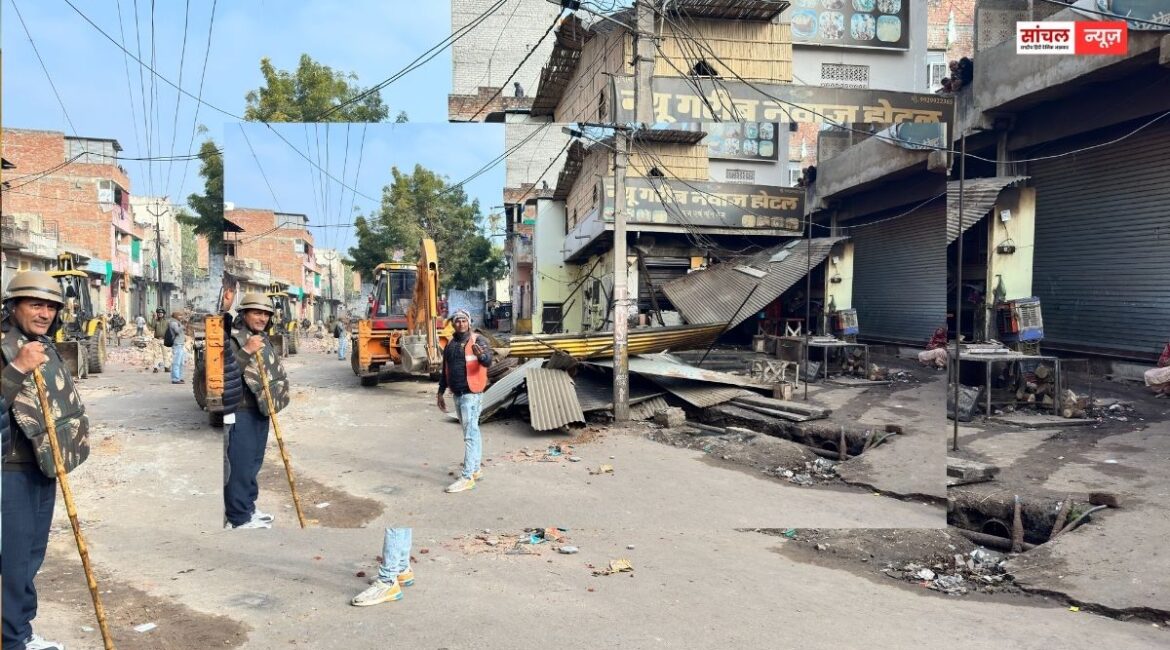 चौमूं कस्बे इमाम चौक में बुलडोजर एक्शन, संदिग्ध चीजों की बरामदगी से हलचल, पुलिस प्रशासन अलर्ट पर चौमूं कस्बे इमाम चौक में बुलडोजर एक्शन, संदिग्ध चीजों की बरामदगी से हलचल, पुलिस प्रशासन अलर्ट पर