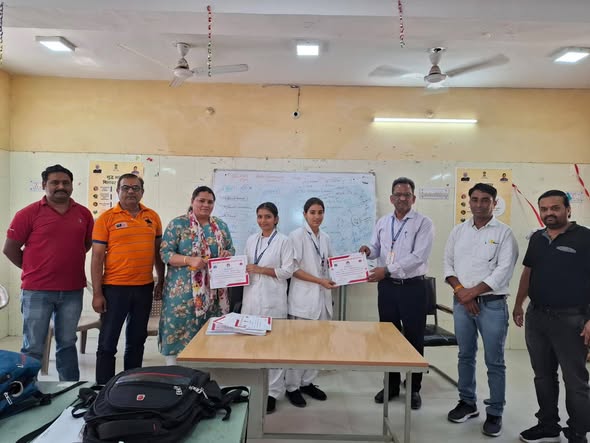 नर्सिंग प्रशिक्षणार्थियों की संभाग स्तरीय प्रतियोगिता में पाली ने बाजी मारी